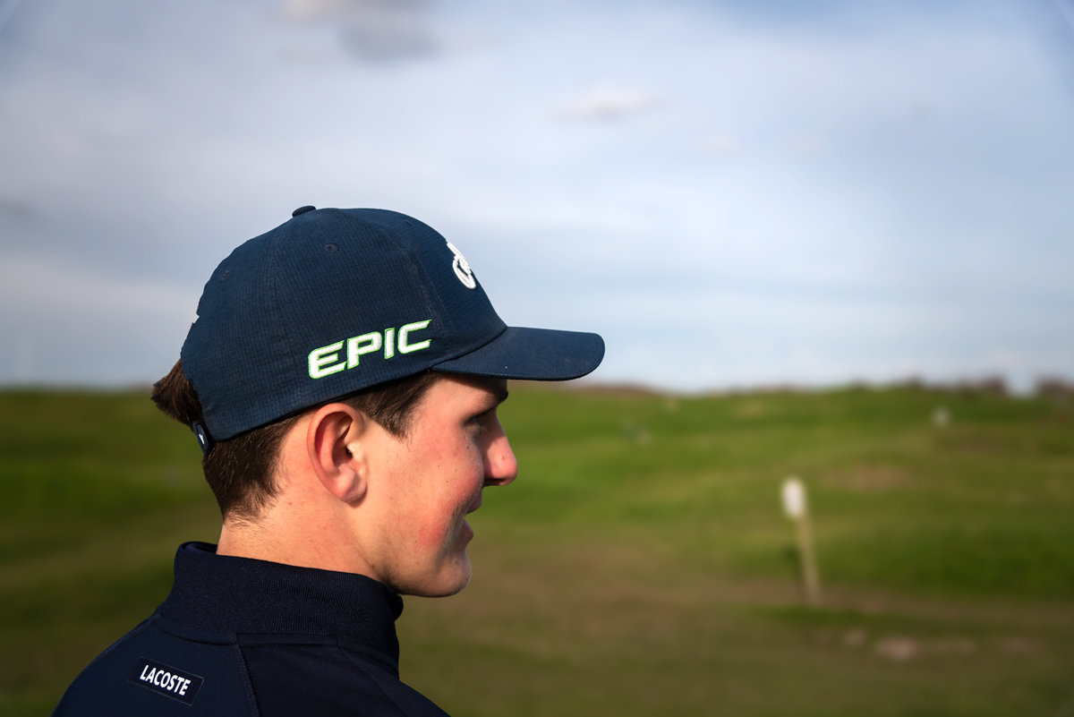 Portrait Arthur Carlier Golfeur professionnel